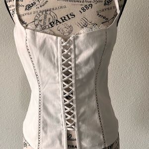 White Corset Top